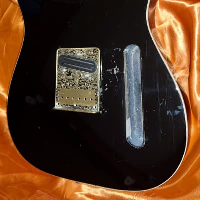 No name Telecaster 90’s Black Custom Project Guitar image 2