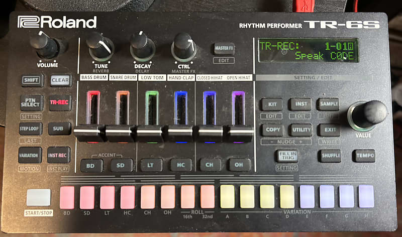 Roland TR-6S Rhythm Composer 2020 - Present - Black image 1