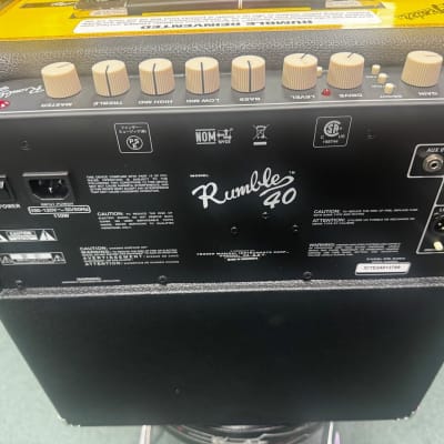 Fender Rumble 40 Bass Combo Amp B-STOCK MINOR FLAWS *IN STOCK* image 5