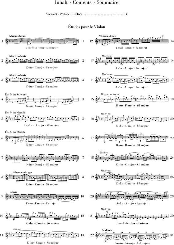 42 Etudes for Violin Solo Reverb