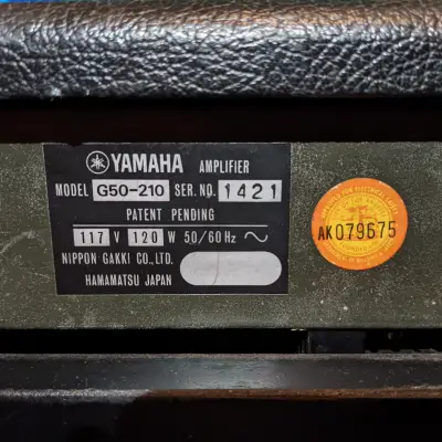 Yamaha G50-210 Fifty 210 50-Watt 2x10" Guitar Combo - Local Pickup in New Orleans image 5