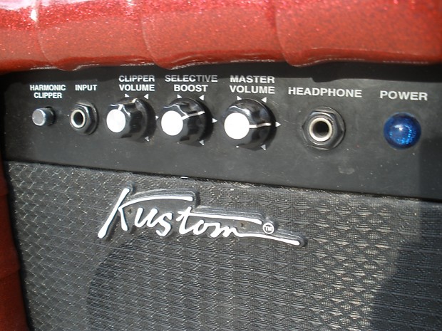Kustom TR12L Guitar Amplifier - Red Tuck and Roll - 70's Vibe!