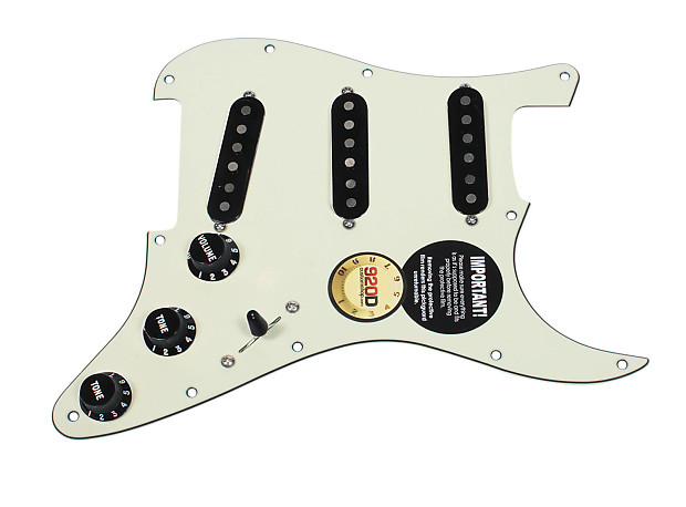 920D Custom Shop 21-35-13 Fender Tex-Mex Prewired Loaded Strat Pickguard image 1