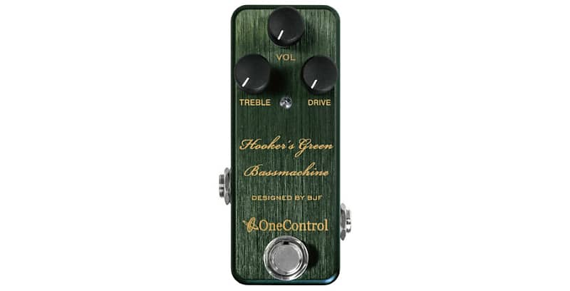 【着後レビューで 送料無料】 Machine Bass Green Hooker's Control One - Overdrive Bass ギター