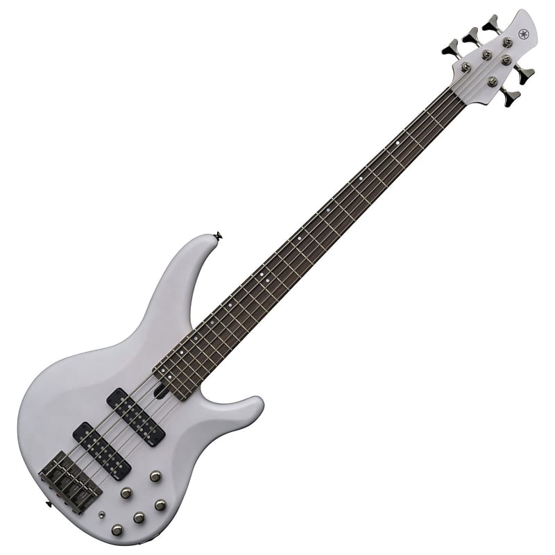 Yamaha TRBX505 5-String Bass Transparent White image 1