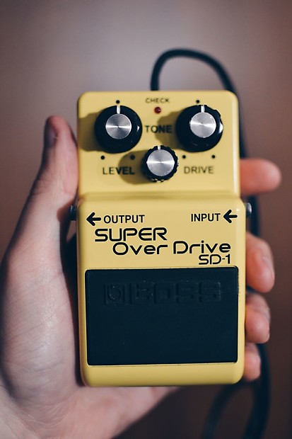 Boss SD-1 Overdrive Computer Mouse Yellow | Reverb