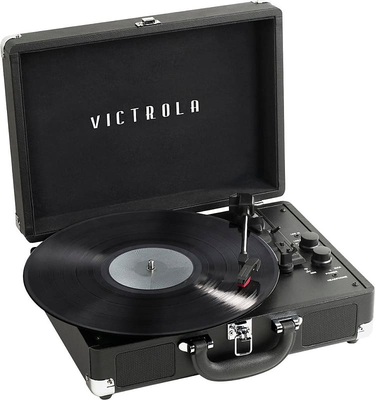 Victrola Journey+ Bluetooth Suitcase Record Player with Vinyl | Reverb