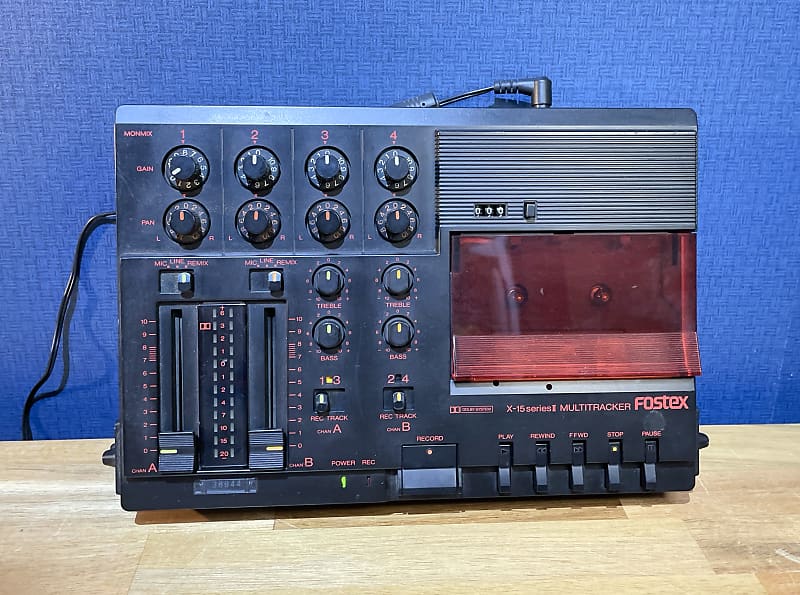 [RARE] Fostex X15 Series ll Multitracker 4Track Cassette Reverb