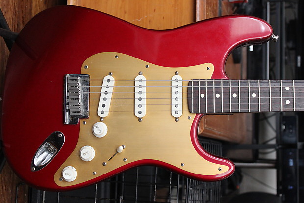 fender Mexico 95年製ストラト　キャンディレッド 1995 Fender Standard Series Stratocaster Candy Apple Red