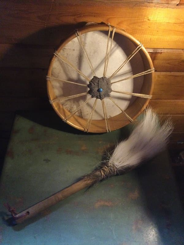 12” Deer Hide Frame Drum Reverb