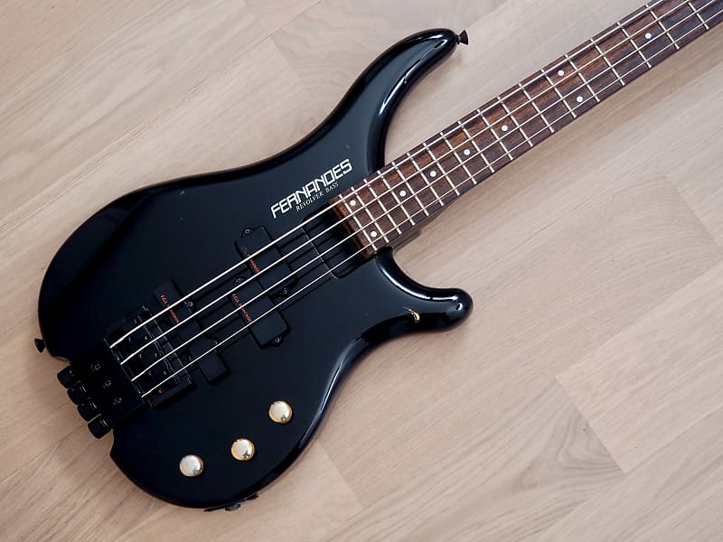 1980s Fernandes Revolver FRB Headless PJ Active Electric Bass | Reverb