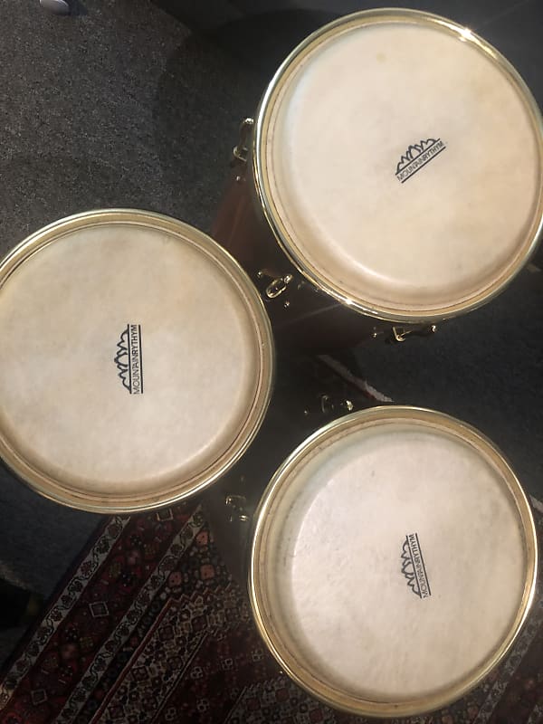 Mountain Rhythm Custom Series Handmade Mahogany Congas | Reverb