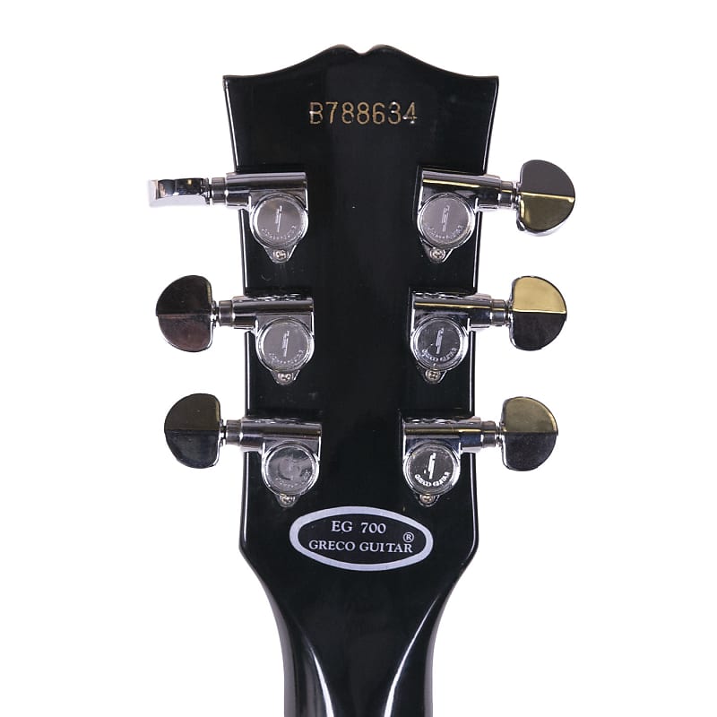 1978 Greco EG-700 B, Les Paul Standard Style, Black | Reverb
