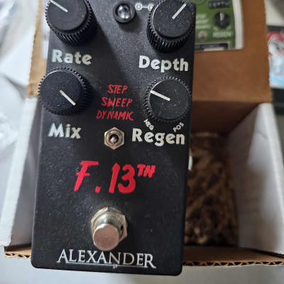 Reverb.com listing, price, conditions, and images for alexander-pedals-f-13-flanger