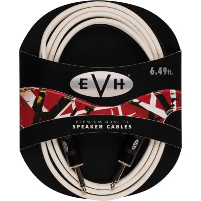 EVH Speaker Cable 6.49 Feet, White for sale