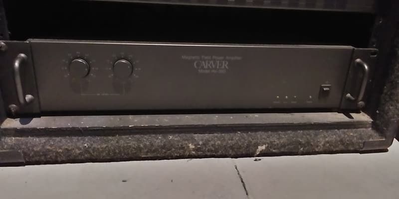 Carver pm-350 Magnetic field power amplifier 1986? grey