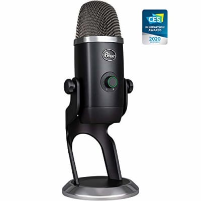 Blue Yeti X Professional Condenser USB Microphone with High-Res Metering, LED Lighting & Blue Voice Effects for Gaming, Streaming & Podcasting On PC & Mac image 1