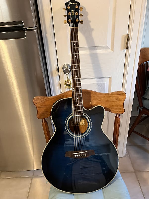 Ibanez Acoustic/Electric Guitar AEL20TBS1401 Blue Burst Reverb
