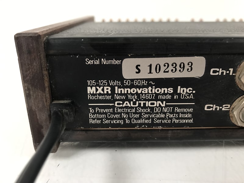 MXR 114 Stereo Graphic 10 Band 2 Channel Equalizer EQ | Reverb