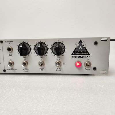Jim Williams / Audio Upgrades modded Peavey VMP-2 2-ch Tube Microphone PreAmp EQ 2000s - White image 3