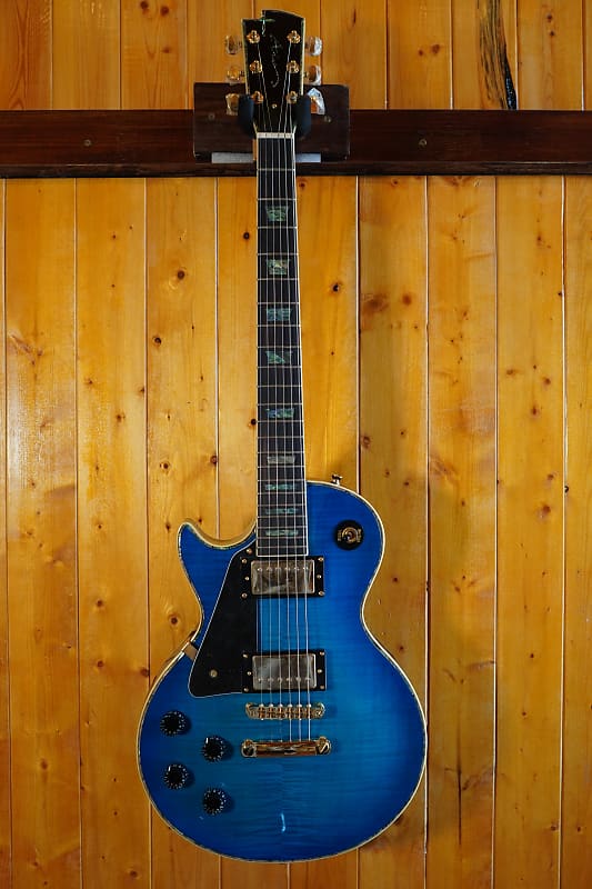 AIO SC77  *Left-Handed Electric Guitar - Blue Burst image 1