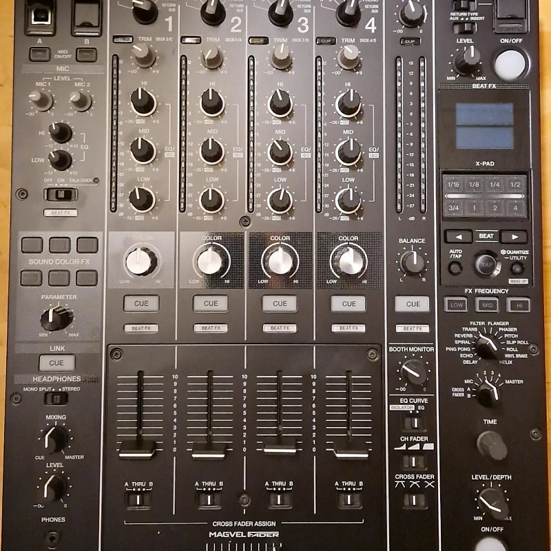 Pioneer DJM900NXS2 4channel DJ Mixer with Effects 2010s Reverb