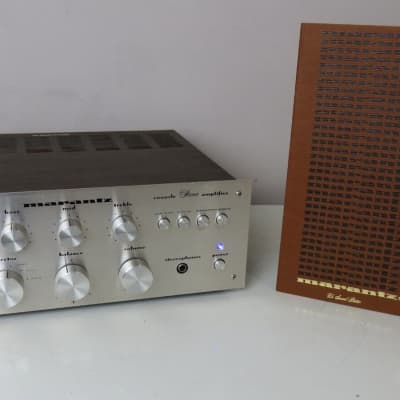 MARANTZ 1060 CHAMPAGNE FACE INTEGRATED AMPLIFIER SERVICED FULLY RECAPPED +MANUAL image 1