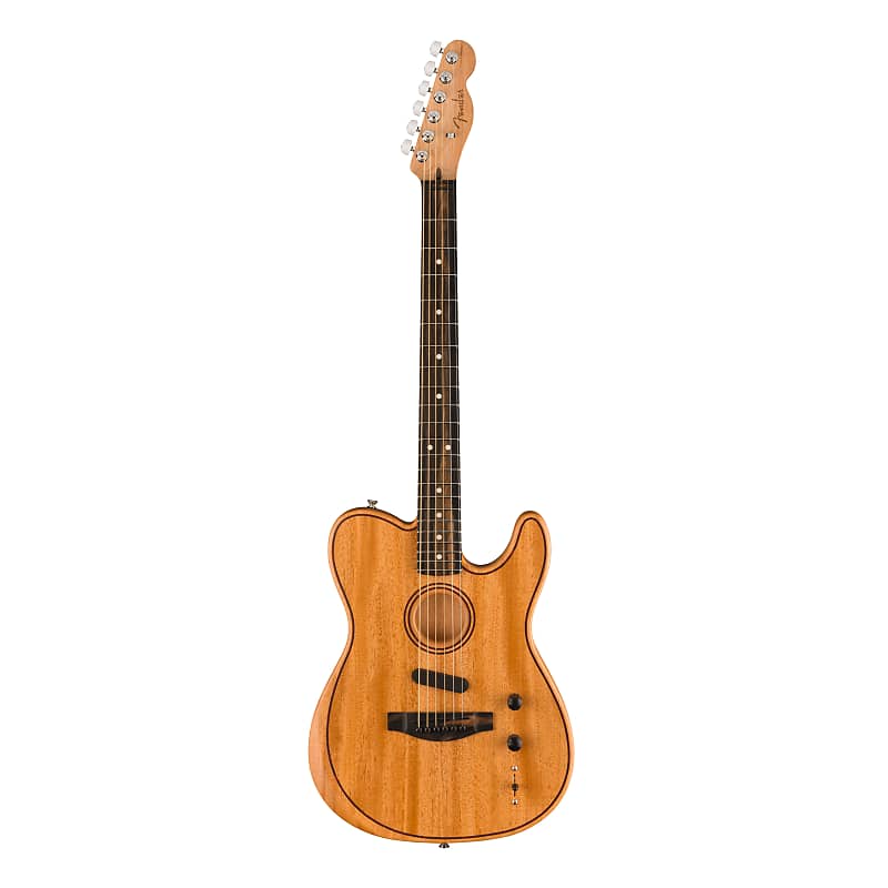Fender American Acoustasonic Telecaster All-Mahogany | Reverb