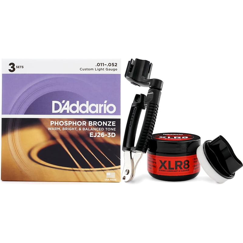 D'Addario EJ26 Phosphor Bronze Acoustic Guitar Strings Reverb