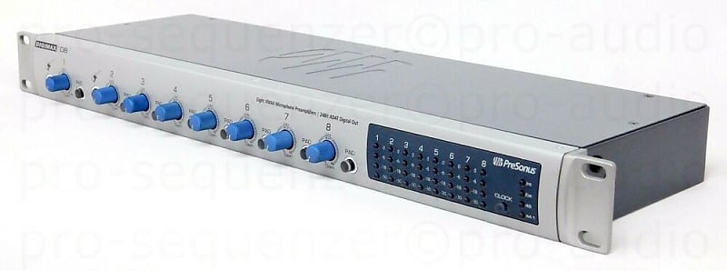 Presonus DIGIMAX D8 Mic Preamp Converter ADAT + OVP