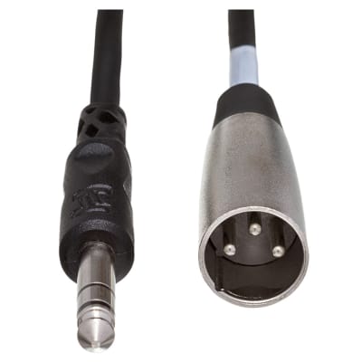 HOSA STX-105M Balanced Interconnect 1/4 in TRS to XLR3M (5 ft) image 1