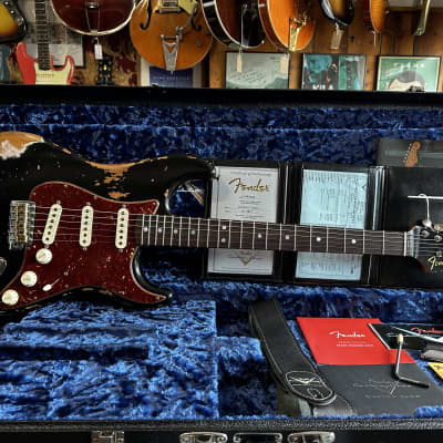 Fender Custom Shop '65 Stratocaster Heavy Relic Black 2022 for sale