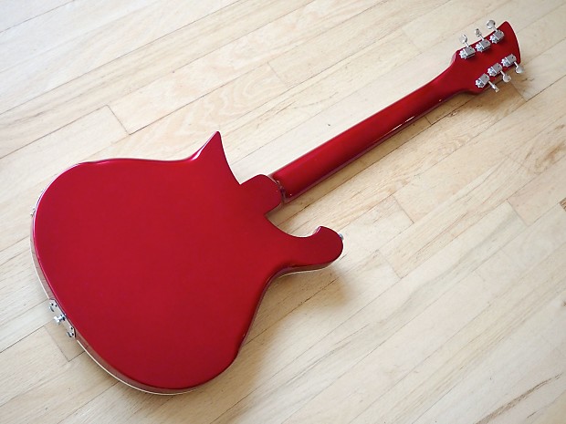 商品画像：Rickenbacker 660 with Mastery Bridge Installed Ruby Red | Reverb 3