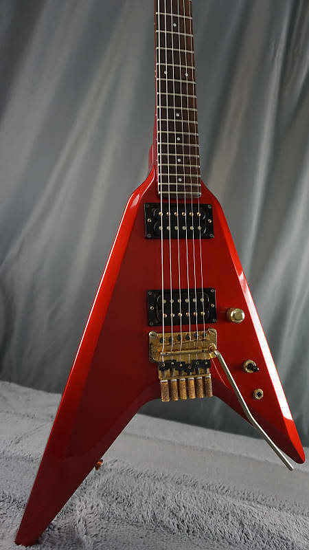 Greco TUSK GTV-55 グレコ ヴィンテージ変形ギター Greco GTV-55 Tusk - Red 1984 Japan *Rare* | Reverb