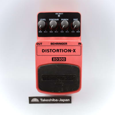 Behringer XD300 Distortion X Guitar Effect Pedal S1101060551 for sale
