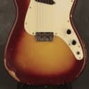 1962 Fender Musicmaster Maroon Burst/Shaded Sunburst SLAB BOARD!!! w/HANG TAG!!!