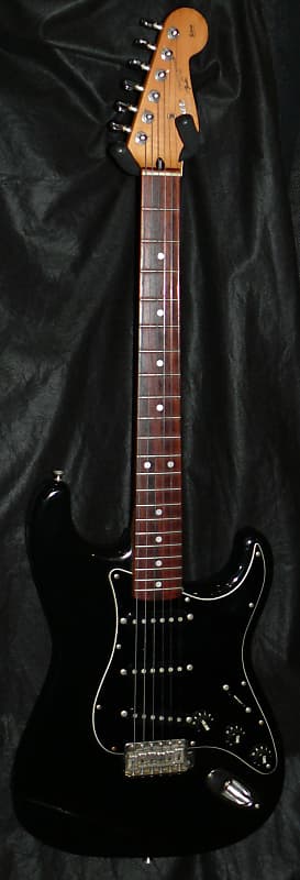 Squier by Fender Japan  Stratocaster Silver Series  1993-94 Black image 1