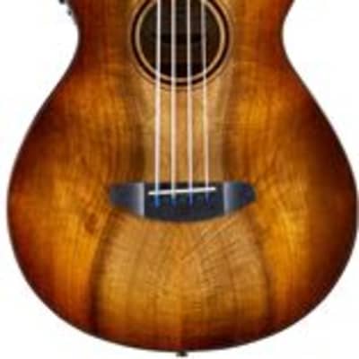 Breedlove ECO Pursuit Exotic S Concerto CE Fretless Bass Amber image 2