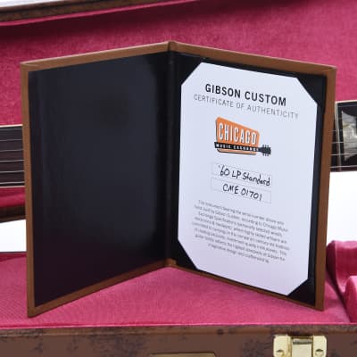 Gibson Custom Shop 1960 Les Paul Standard "CME Spec" Heritage Cherry Sunburst VOS w/Scarface Neck (Serial #CME01701) image 10