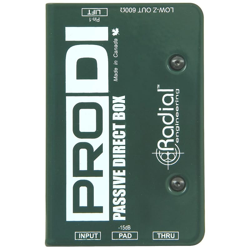 Radial Pro DI Passive Instrument Direct Box ProDI image 1