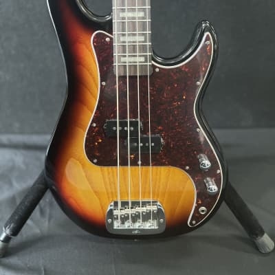 G&L LB-100 Tribute Series 4 String Bass  3 Tone Sunburst  9lbs!  New! image 1