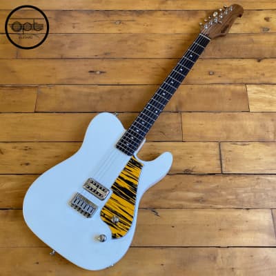 OPT Guitars - Cyfres 1 - T Style - Natural White / Orange Tiger for sale