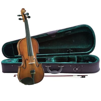 Brand New Cremona SV-130 Violin Outfit with Case and Bow - Full 4/4 Size image 1