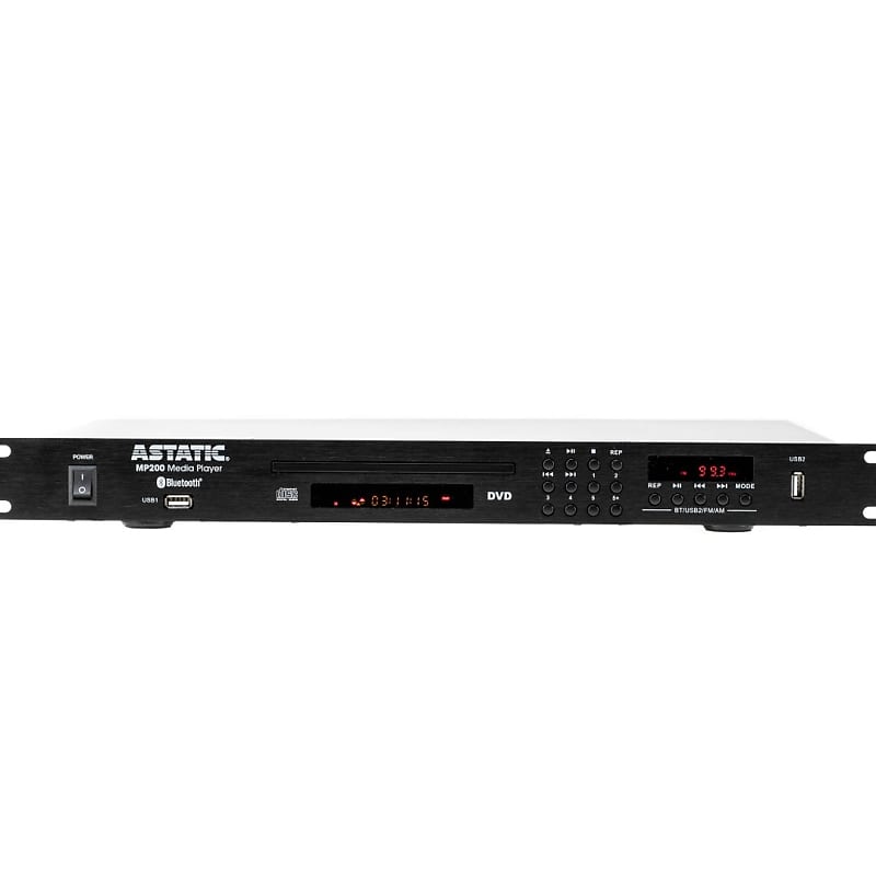 Astatic MP200 | Media Player with DVD/CD, USB, AM/FM Tuner and Bluetooth. New with Full Warranty! image 1