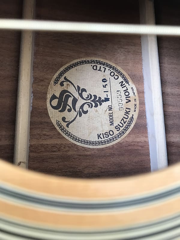 Kiso Suzuki W-150 70s 80s dreadnought guitar - D35 copy