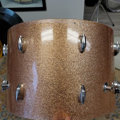 Gretsch Round Badge 'Name Band' Kit in Champagne Sparkle 22-16-13" image 7