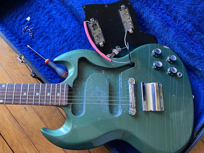 Gibson Melody Maker 1966 - pelham blue | Reverb