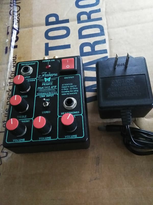Fodera Bass Private Practice Headphone Amp with Power Supply