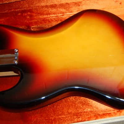 New Old Stock 2017 Fender American Vintage '64 Jazz Bass 3 Tone Sunburst Authorized Dealer OHSC image 9