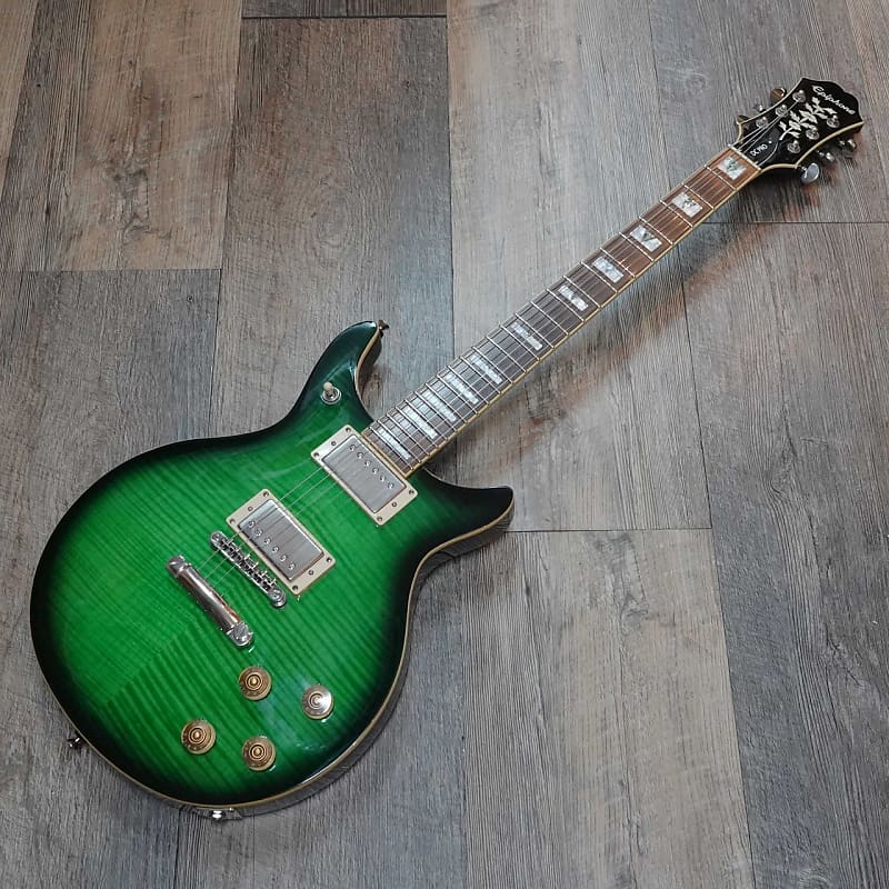 【10907】 Epiphone Les Paul DC PRO Green Epiphone DC Pro | Reverb Canada